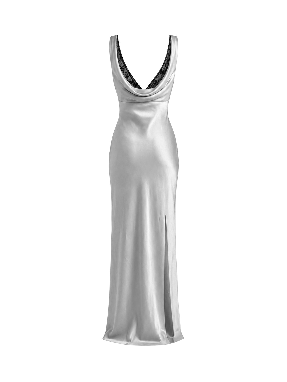 SLIP DRESS maxi Grey