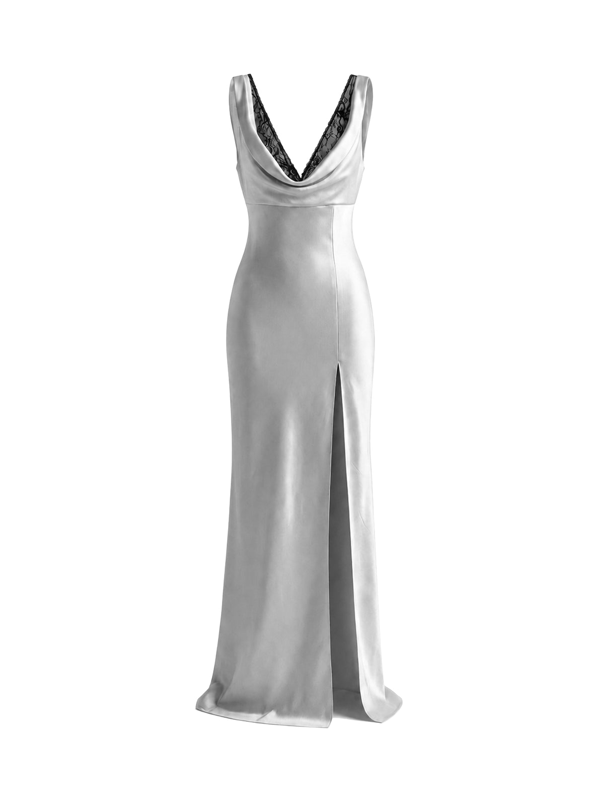 SLIP DRESS maxi Grey